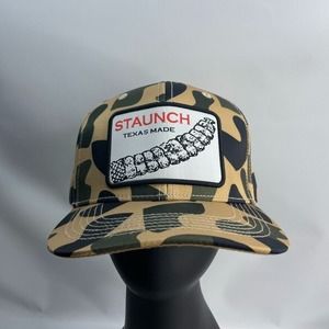 Staunch Tradition Outfitters Texas Made Rattlesnake Tail SnapBack‎ Camoflage